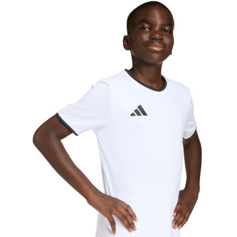 Koszulka dla dzieci adidas Entrada 26 Jersey biało-czarna JZ2532 Adidas
