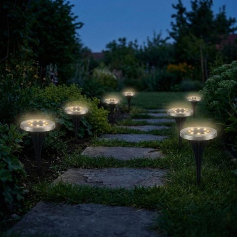 LAMPA SOLARNA 8 LED SMD DO WBICIA W PODŁOŻE 1SZT