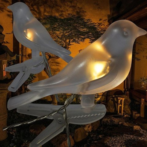 LAMPA SOLARNA GIRLANDA OGRODOWA PARTY LIGHT PTASZKI 5LED