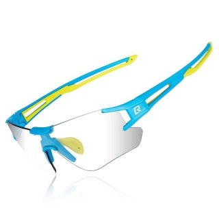 Rockbros okulary sportowe z fotochromem nieb/zielo Rockbros