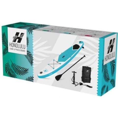 ZESTAW DESKA SUP 150KG DMUCHANA HONOLULU 320x76x15CM CZERWONA XQMAX