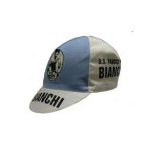 APIS Czapeczka Profi BIANCHI COPPI biało błękitna Apis