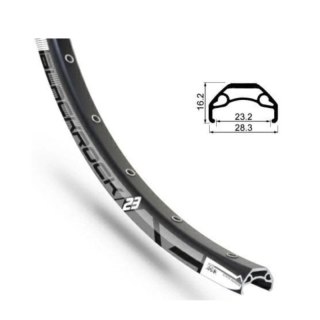Obręcz RODI BLACKROCK 27,5'' 584x23 czarna 32 otw. RODI