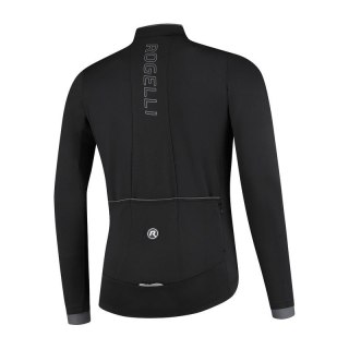 Rogelli koszulka długi rękaw Essential czarna XL Rogelli