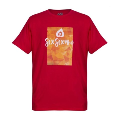 661 T-Shirt SCRIPT czerwony L 661