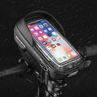 Rockbros torba na telefon na kierownicę, czarna Rockbros