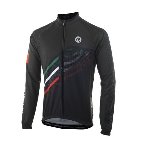Rogelli koszulka dł.rękaw TEAM 19 czarna 6XL Rogelli