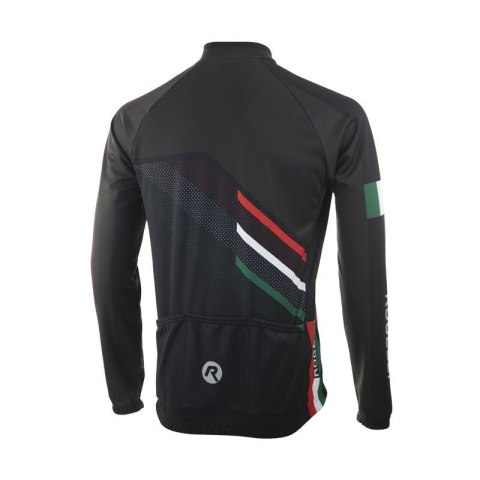 Rogelli koszulka dł.rękaw TEAM 19 czarna 6XL Rogelli
