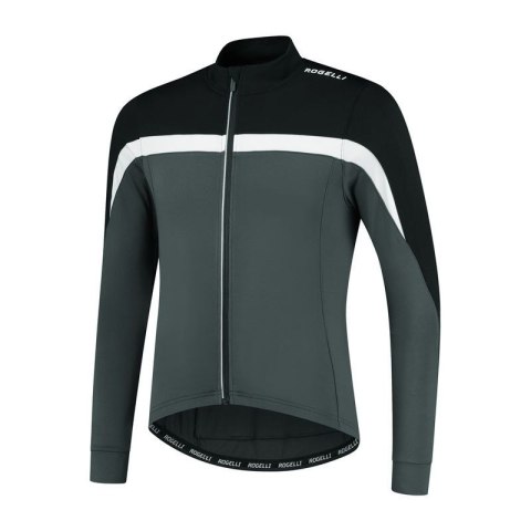 Rogelli koszulka z dł.rękawem COURSE szara 2XL Rogelli