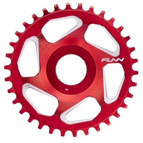 FUNN tarcza mechanizmu korb. SOLO ES czerwona 38T FUNN