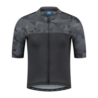 Rogelli koszulka męska CAMO czarno-szara S Rogelli