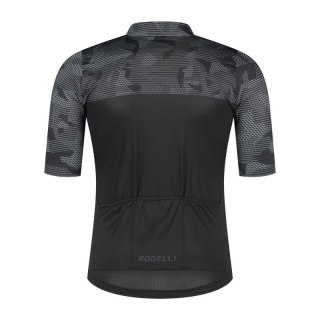 Rogelli koszulka męska CAMO czarno-szara S Rogelli