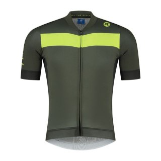 Rogelli koszulka męska PRIME zielono-żółta 2XL Rogelli