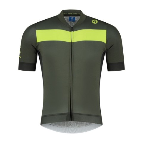 Rogelli koszulka męska PRIME zielono-żółta 2XL Rogelli