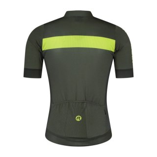 Rogelli koszulka męska PRIME zielono-żółta 2XL Rogelli