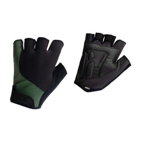Rogelli rękawiczki ESSENTIAL czarno-zielone 2XL Rogelli
