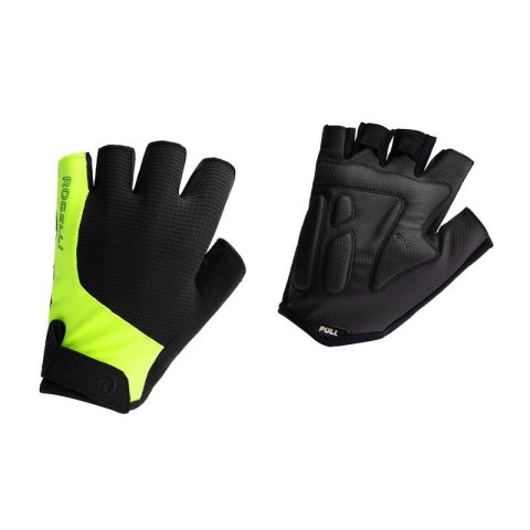 Rogelli rękawiczki ESSENTIAL czarny-fluor 2XL Rogelli