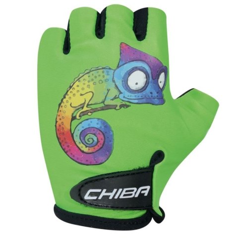 CHIBA rękawiczki COOL KIDS zielony kameleon XS CHIBA