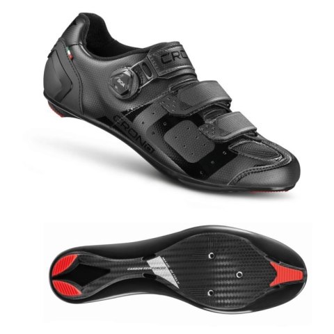 CRONO buty szosowe CR-3-22 czarne 43 kompozyt Crono