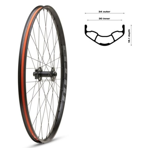 WTB Koło PROTERRA i30x29'' przód 100x15 32 6 śrub WTB
