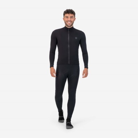 Rogelli koszulka dł. rękaw DISTANCE czarna 3XL Rogelli