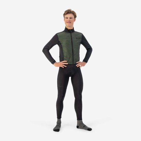 Rogelli kurtka zimowa WADDED II zielono-czarna 3XL Rogelli