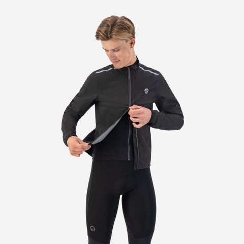 Rogelli kurtka p. deszczowa DISTANCE czarna 3XL Rogelli