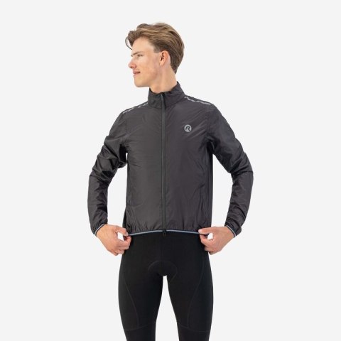 Rogelli kurtka p. deszczowa ESSENTIAL czarna 2XL Rogelli