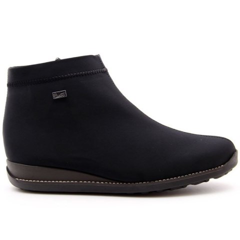 Botki damskie ocieplane czarne Rieker W 98251-00 Inny