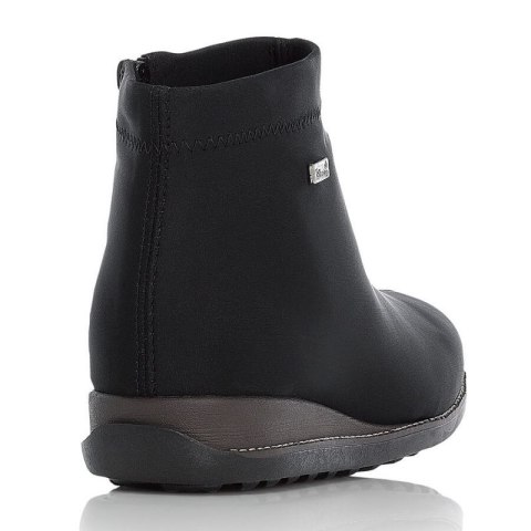Botki damskie ocieplane czarne Rieker W 98251-00 Inny