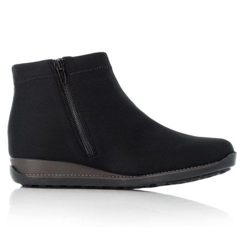 Botki damskie ocieplane czarne Rieker W 98251-00 Inny