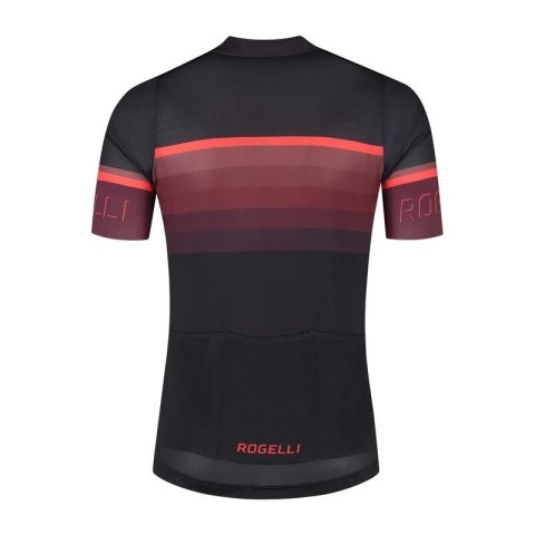 Rogelli koszulka HERO II czarno-bordowa XL Rogelli