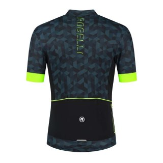 Rogelli koszulka RUBIK niebieski-fluor M Rogelli