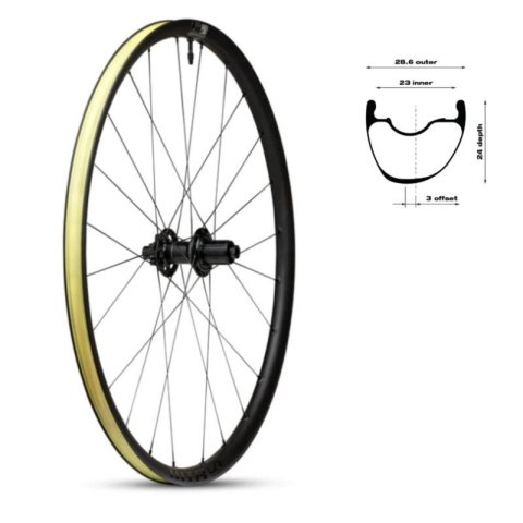 WTB Koło CZR i23x700 tył142x12 24 6 śrub Shimano Shimano