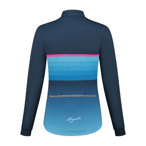 Rogelli bluza damska IMPRESS II niebiesko-róż S Rogelli