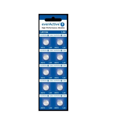 Baterie LR44 EVER blister 10 sztuk cena za blis.
