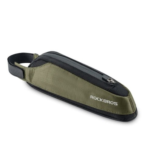 Rockbros torba rowerowa przednia 0,65L czarn-ziel Rockbros