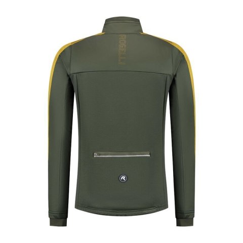 Rogelli kurtka zimowa FREEZE musztardowa 5XL Rogelli