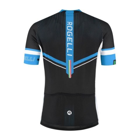 Rogelli koszulka Gara Mostro II czarno-niebie 5XL Rogelli