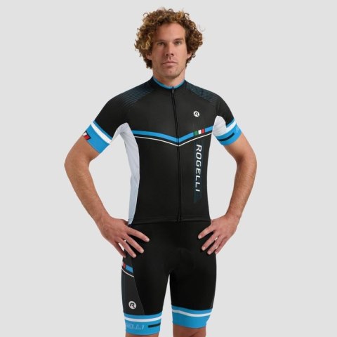 Rogelli koszulka Gara Mostro II czarno-niebie 5XL Rogelli