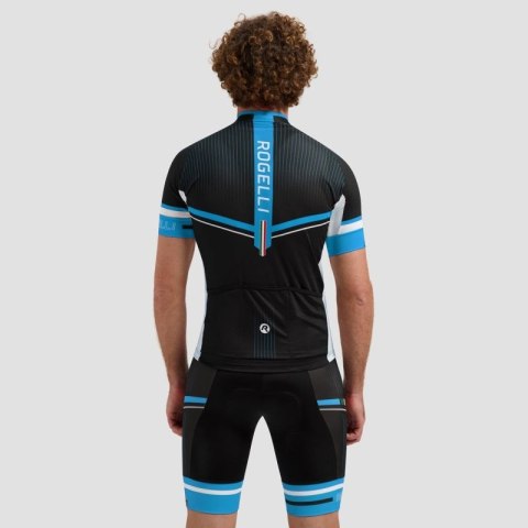 Rogelli koszulka Gara Mostro II czarno-niebie 5XL Rogelli