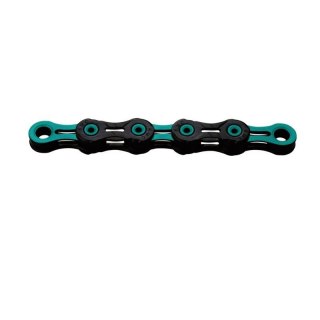KMC Łańcuch DLC 11 118 og. czarno celeste BOX WOSK KMC