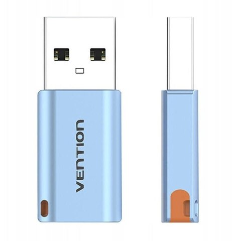 Adapter USB 3.1 Vention USB-A do USB-C ze smyczą stop aluminium Vention