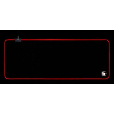 GEMBIRD PODKŁADKA POD MYSZ GAMING, Z EFEKTEM ŚWIETLNYM LED, CZARNA, ROZMIAR - L Gembird