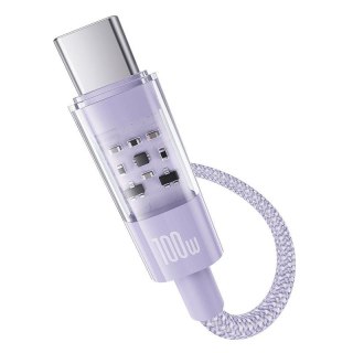 Kabel Baseus Gem USB-USB C 100W 1m (fioletowy) Baseus