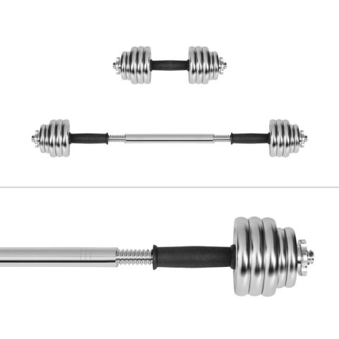 REBEL ACTIVE HANTLE REGULOWANE CHROMOWANE W WALIZCE Z GRYFEM, ZESTAW 15 KG Rebel