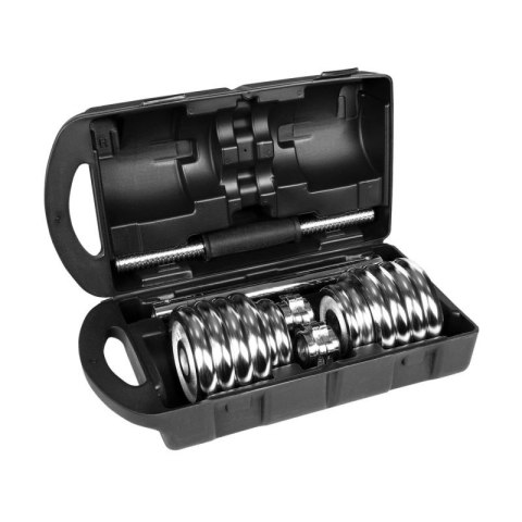 REBEL ACTIVE HANTLE REGULOWANE CHROMOWANE W WALIZCE Z GRYFEM, ZESTAW 15 KG Rebel