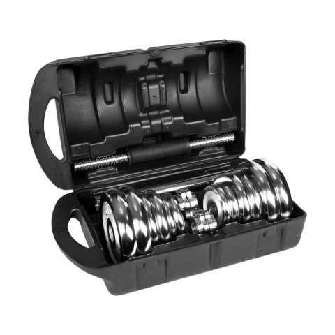 REBEL ACTIVE HANTLE REGULOWANE CHROMOWANE W WALIZCE Z GRYFEM, ZESTAW 20 KG Rebel