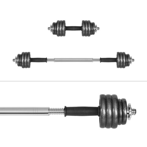 REBEL ACTIVE HANTLE REGULOWANE W WALIZCE Z GRYFEM, ZESTAW 15 KG Rebel