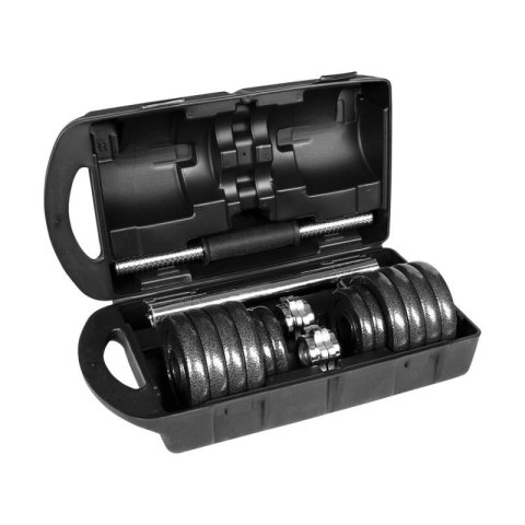 REBEL ACTIVE HANTLE REGULOWANE W WALIZCE Z GRYFEM, ZESTAW 15 KG Rebel